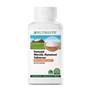 Амвей NUTRILITE КАЛЬЦИЙ МАГНИЙ, ЖЕВАТЕЛЬНЫЕ ТАБЛЕТКИ (80 ШТ.)